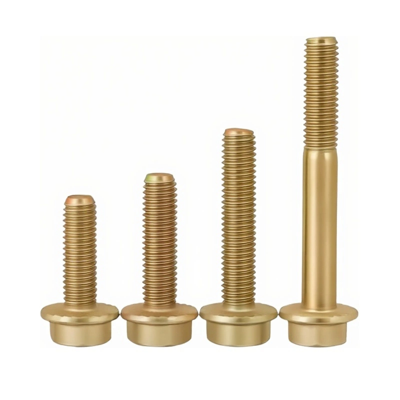 How can the heat treatment process in the manufacturing of hexagon flange bolts ensure the stability of their mechanical properties?